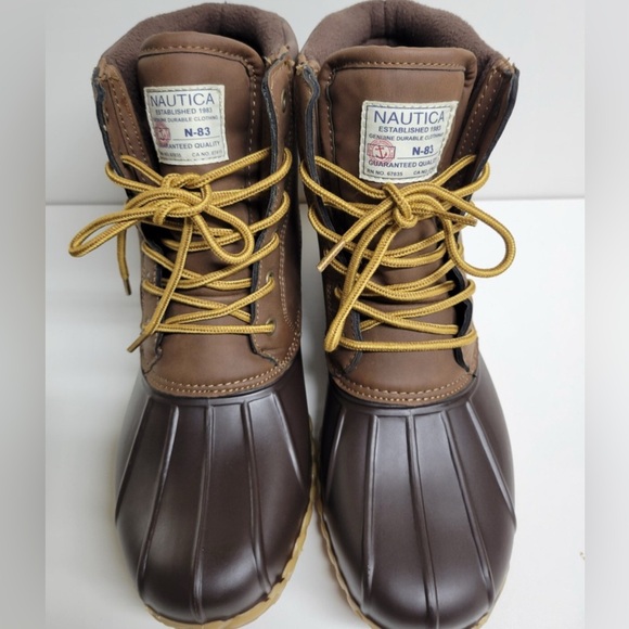 Nautica duck boots for men size 13 Waterproof shell insulated snow/ rain - Picture 1 of 1